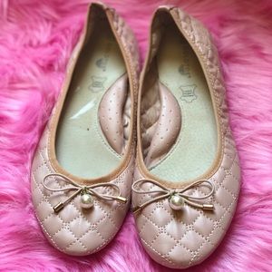 Blush pink flats